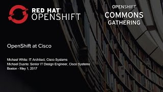 OpenShift at Cisco