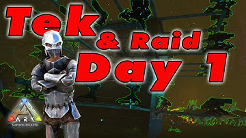 How I Got Tek Replicator and Transmitter Day 1 - Ark PvP