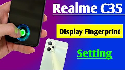 realme c35 fingerprint lock setting | realme c35 me fingerprint lock kaise lagaye/realme c35 mobile