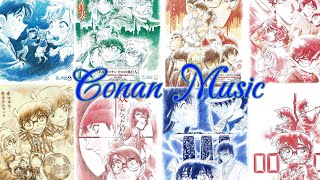 【作業用BGM👓】テンション爆アゲ⤴︎⤴︎コナン映画主題歌メドレー❣️ Conan Movie Theme Song Medley♡❤︎