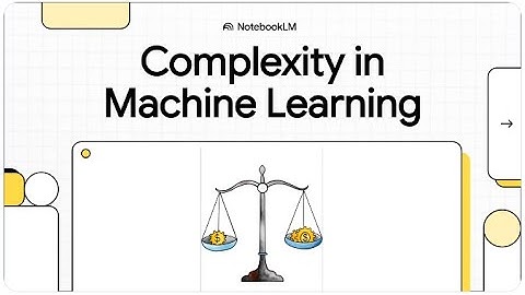 Complexity in Machine Learning