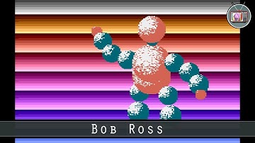 Bob Ross by JAC!, 2016 | Atari 8 bit Intro