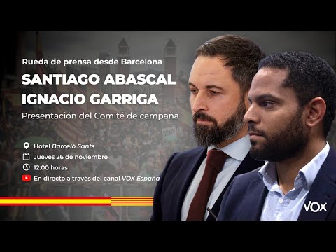 🔴🔴 Directo Santiago Abascal desde Barcelona