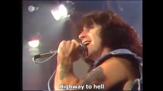AC DC   Highway to Hell Live German TV with Bon Scott   1979  Subtitled 640x360