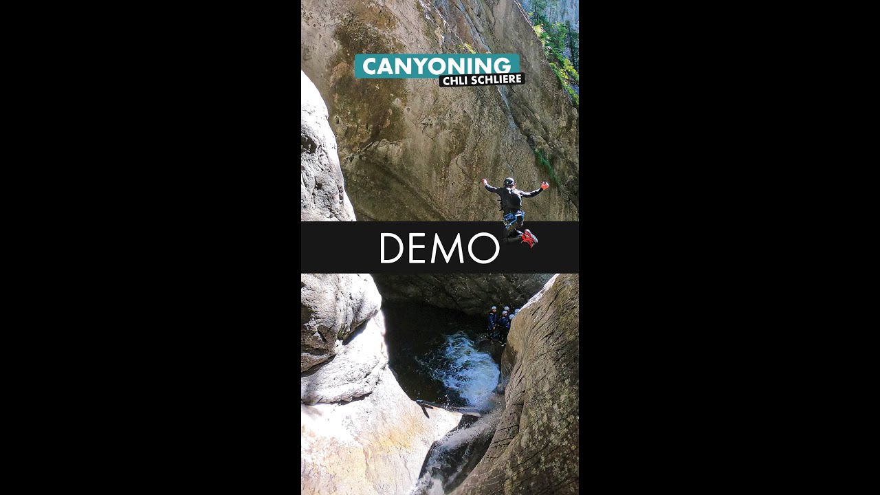 OUTDOOR Video Service - Canyoning Chli Schliere DEMO