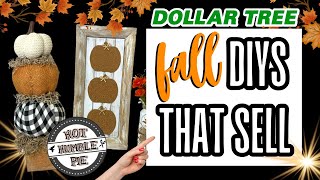 Dollar Tree DIY FALL CRAFTS | Fall DIY Home Decorations