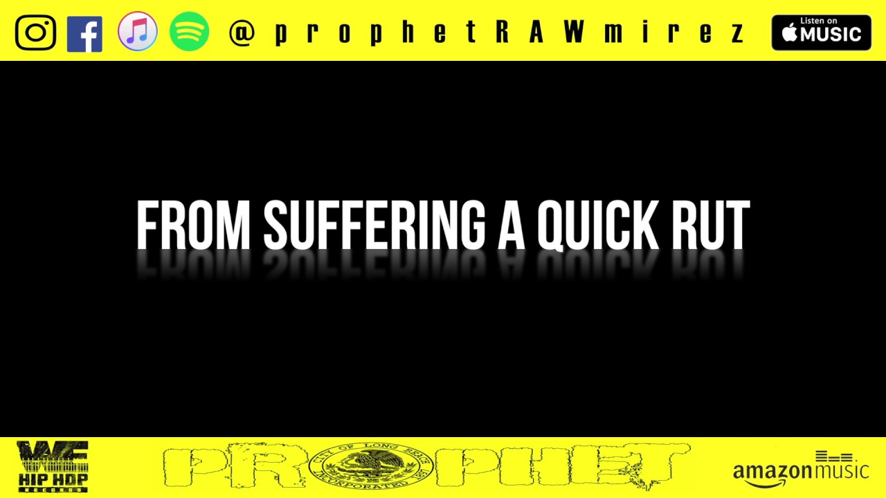 Prophet RAWmirez - Rat Race (Lyric Video) auf YouTube ansehen Prophet RAWmirez - Rat Race (Lyric Video) auf YouTube ansehen