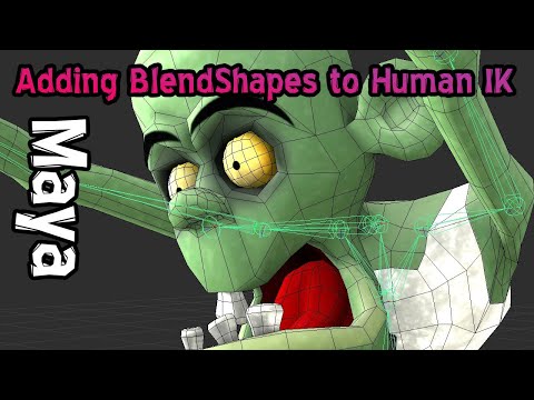 BlendShapes with Human IK - Maya Tutorial
