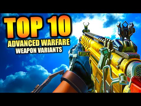 Top 10 "VARIANT WEAPONS" In ADVANCED WARFARE (Top Ten) Call Of Duty | Chaos