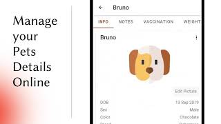 Pet Care App for Android, IOS - Pet Noter. #petcare #pets #petApp screenshot 1
