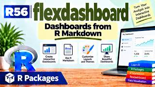 R56 | flexdashboard — Dashboards from R Markdown | R Packages | Uplatz