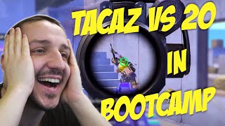 TACAZ a facut SPECTACOL in BOOTCAMP SOLO vs SQUAD - PUBG Mobile