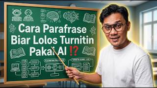Cara Parafrase Biar Lolos Turnitin Pakai AI⁉️Cuma Pake 1 Prompt Auto Lolos Turnitin‼️