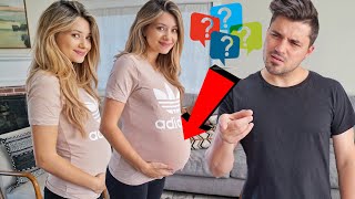 HUGE BELLY PRANK on HUSBAND