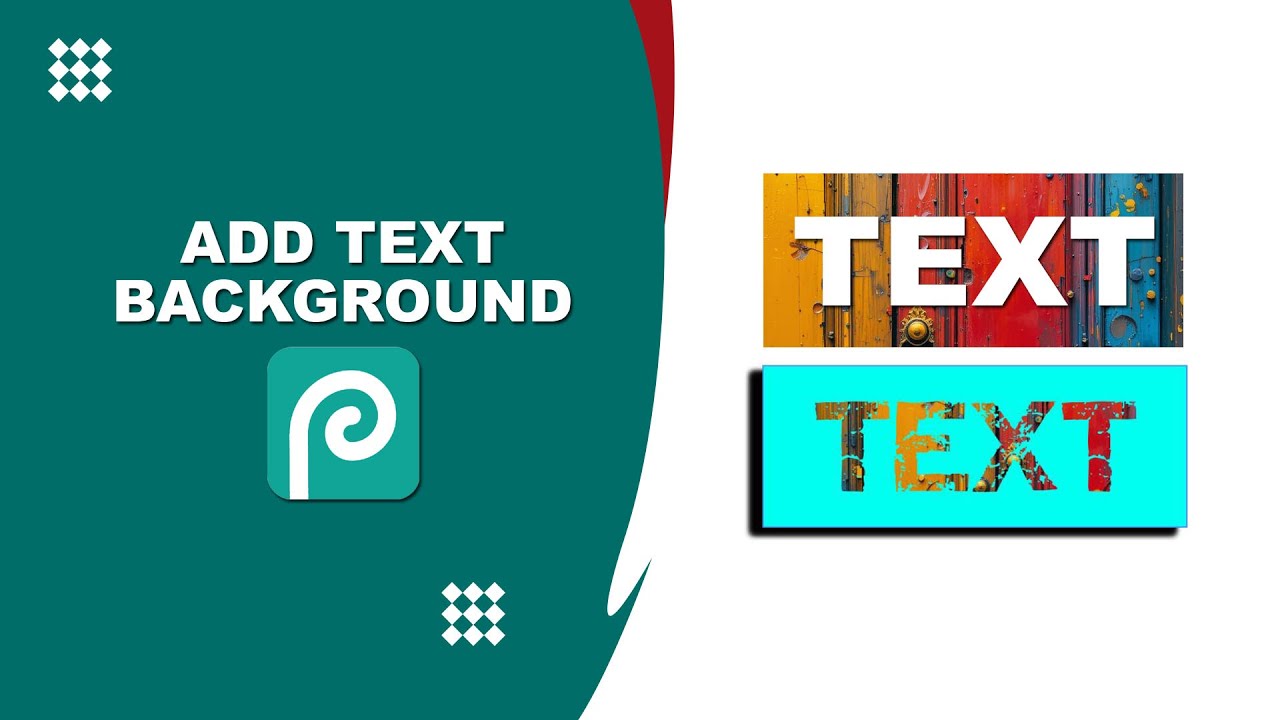 how to add background to text in photopea - YouTube