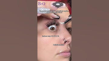 How to apply individual cluster eyelashes tutorial！！！ |B&Q Lashes|