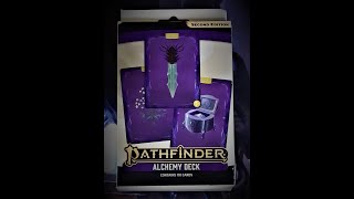 Alchemy Deck Unboxing and Review [Pathfinder 2nd Edition]