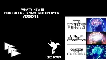 Task Scheduling using Dynamo Revit and more… what’s new in Bird Tools – Dynamo Multiplayer v1.1