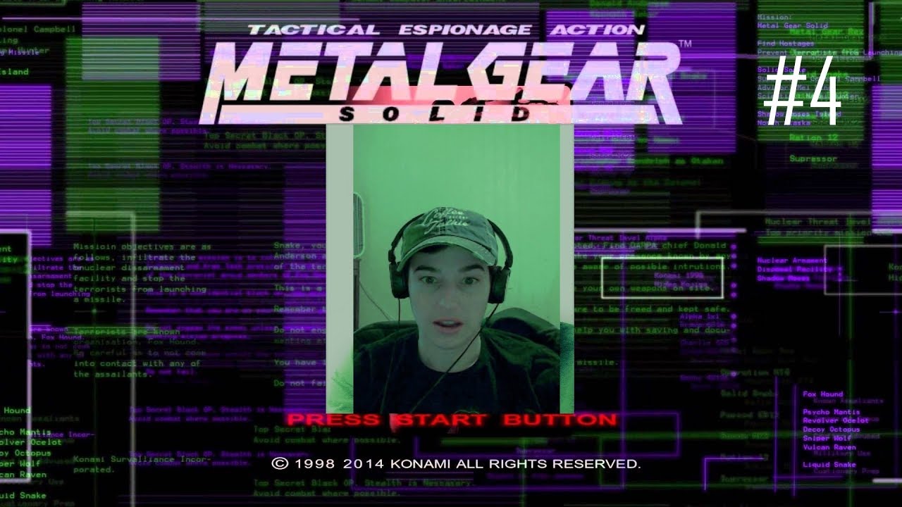 gaming logo HURT ME! - Metal Gear Solid 4