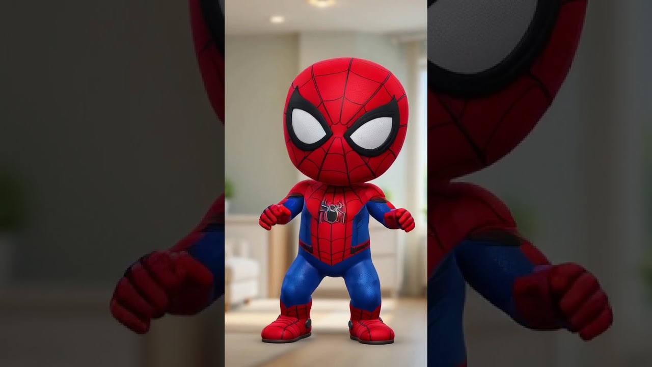 Spider-Man AI Cartoon Happy Dance Time