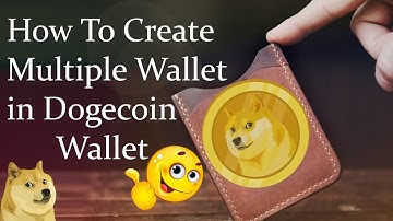 How To Create Multiple Wallets in Dogecoin Wallet | Crypto Wallets Info