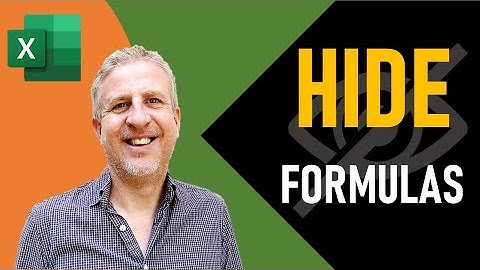 Hide Formulas in Excel & Show Values | Don