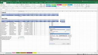 Excel database functions