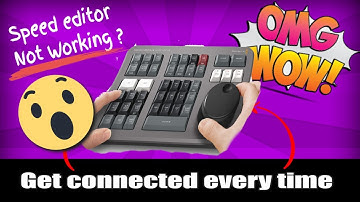 Blackmagic Speed editor connection problem solved no more Bluetooth blues.