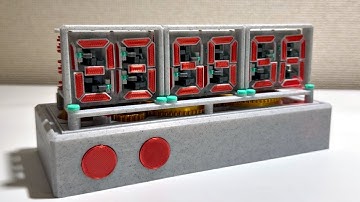 機械式7セグ時計を作ってみた【Mechanical 7 segment display clock】
