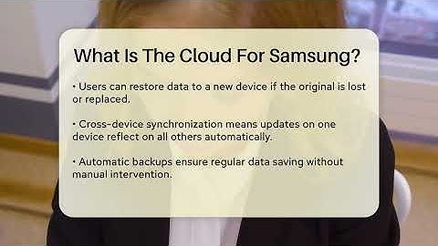 What Is The Cloud For Samsung? - Talking Tech Trends