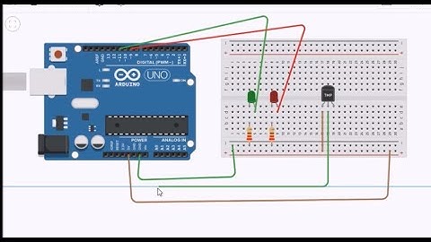 TinkerCad Sıcaklık Sensör uygulaması