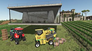 INSANE Wine Factory Transforming Grapes into Wine FULL PROCESS | Farming Simulator 25