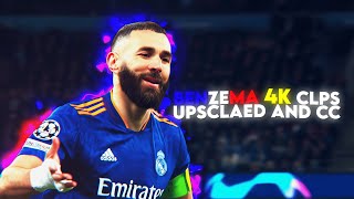 Karim Benzema ● RARE CLIPS ● SCENEPACK ● 4K (With AE CC and TOPAZ)