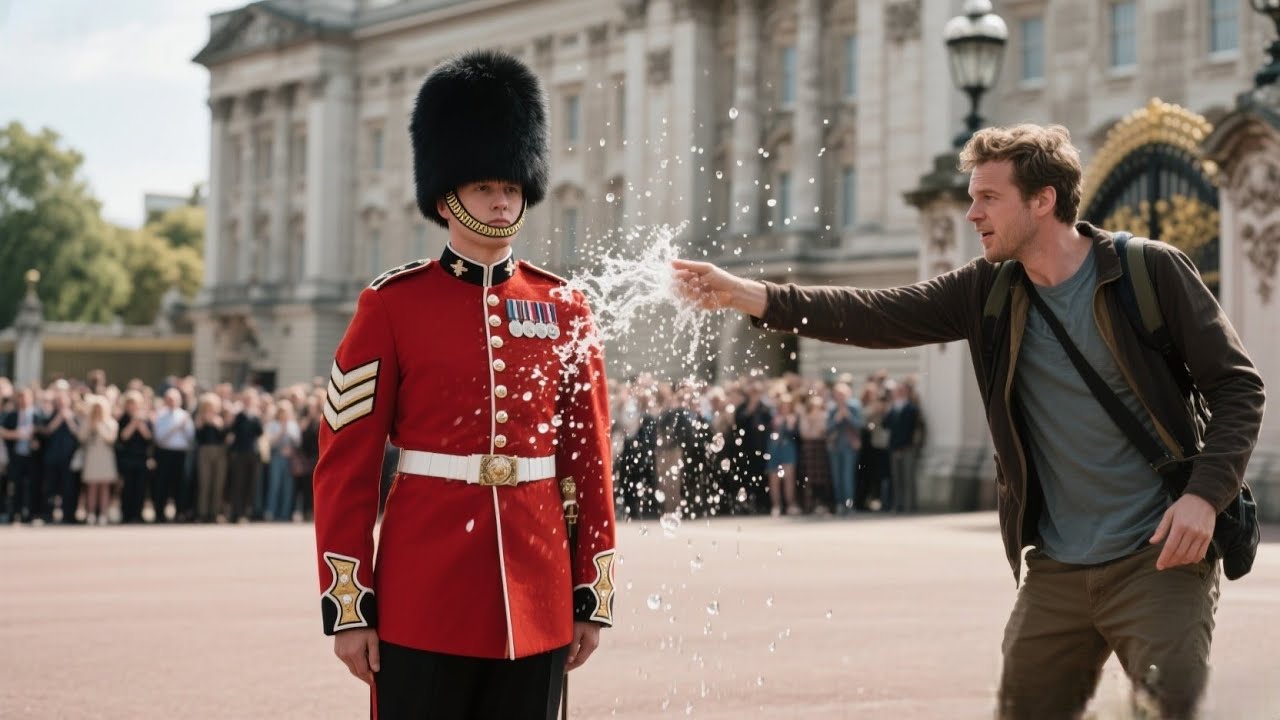 Holidaymaker Doused a Royal Guard for Entertainment—The Guard Firm Answer Left People Speechless |EM