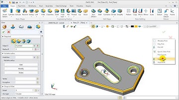 ZW3D Elementry Turtorial -3. ZW3D Mouse Operations and Common Hotkeys