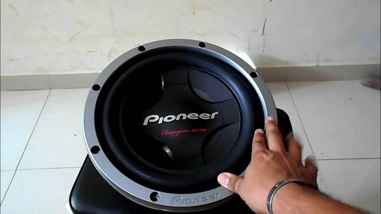 pioneer ts w307d4 champion series 12 pulgadas 4ohms doble bobina - YouTube