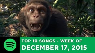 Top 10 Songs - Week Of December 17, 2015 (Spotify Global)