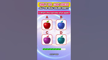 🎨 Color Challenge Quiz – Only 1% Can Guess All the Real Colors Right! #shorts #quizchallenge