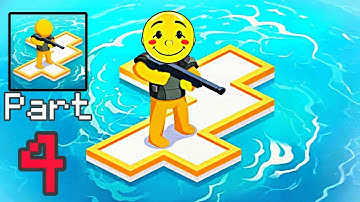 War of Rafts: Crazy Sea Battle - Gameplay Walkthrough Part 4 - Casual Games To Play (iOS, Android)