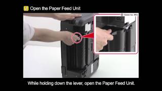 PIXMA MG3520: Removing a jammed paper: paper feed unit