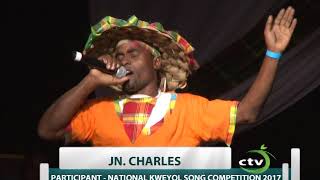 JN CHARLES in the Kweyol Song Competition  2017 St. Lucia