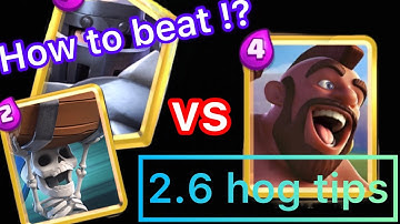 【2.6 hog tips】How to beat Mega knight wb with 2.6 hog!?【OYASSUU CLIPPING】