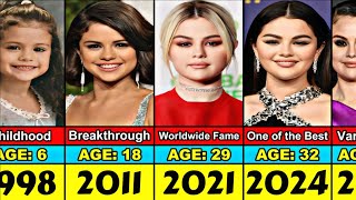 Selena Gomez Transformation From 2 to 32 Year Old Profile