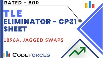 1896A. Jagged Swaps || Codeforces || TLE CP-31 SHEET || Rated 800 || By Krishna