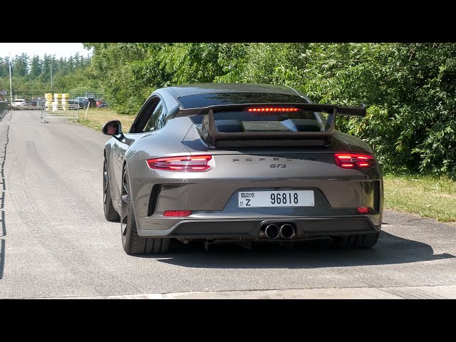 LOUD Porsche 991.2 GT3 with Dundon Exhaust - Accelerations, Launch Controls  & Downshifts ! 