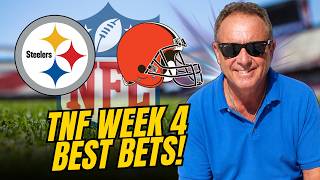 NFL Week 4: Steelers vs Browns Best Bets, Props, and MORE | TNF Best Bets