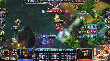 LCS Moments - LMQ vs TSM - Tristana Pentakill