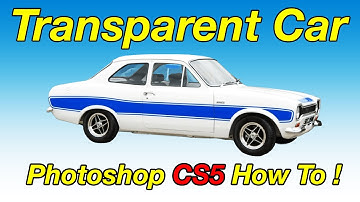 How to remove image background transparent background car image using photoshop cs5