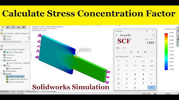 Solidworks Structural Simulation 10| Stress concentration factor