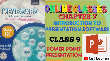 COMPUTER SCIENCE |SEBA| CLASS 9 | ELECTIVE |Ch- 7: Introduction to Prent. Software